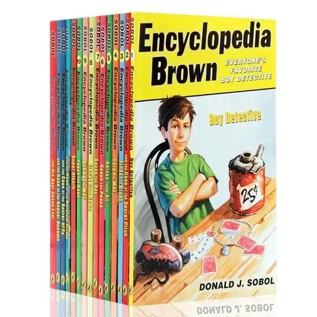 영어책-백과사전브라운 Encyclopedi Brown 14종(음원)