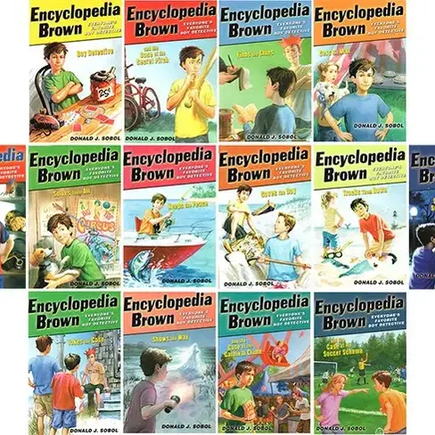 영어책-백과사전브라운 Encyclopedi Brown 14종(음원)