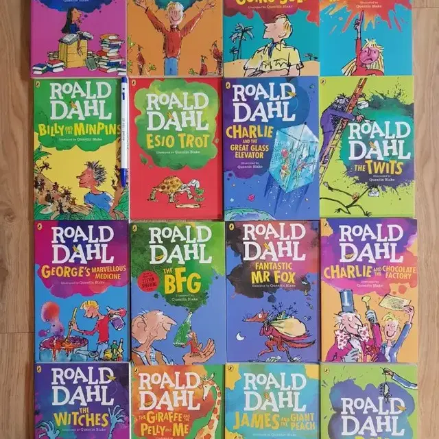 영어책-로알드달 소설 16종 Roald Dahl 박스셋(음원)