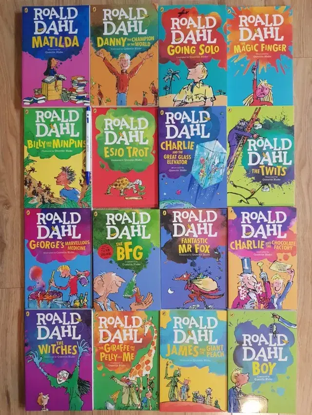 영어책-로알드달 소설 16종 Roald Dahl 박스셋(음원)