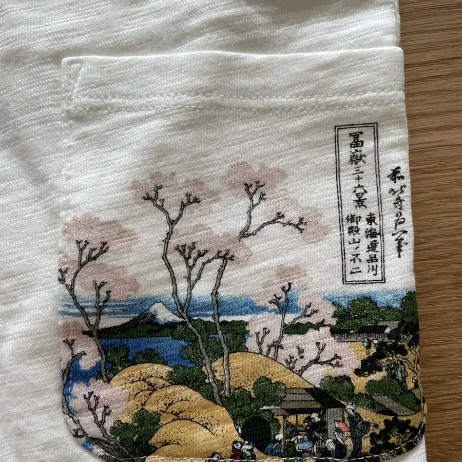 Uniqlo Japan HOKUSAI 호쿠사이 티셔츠 가나가와해