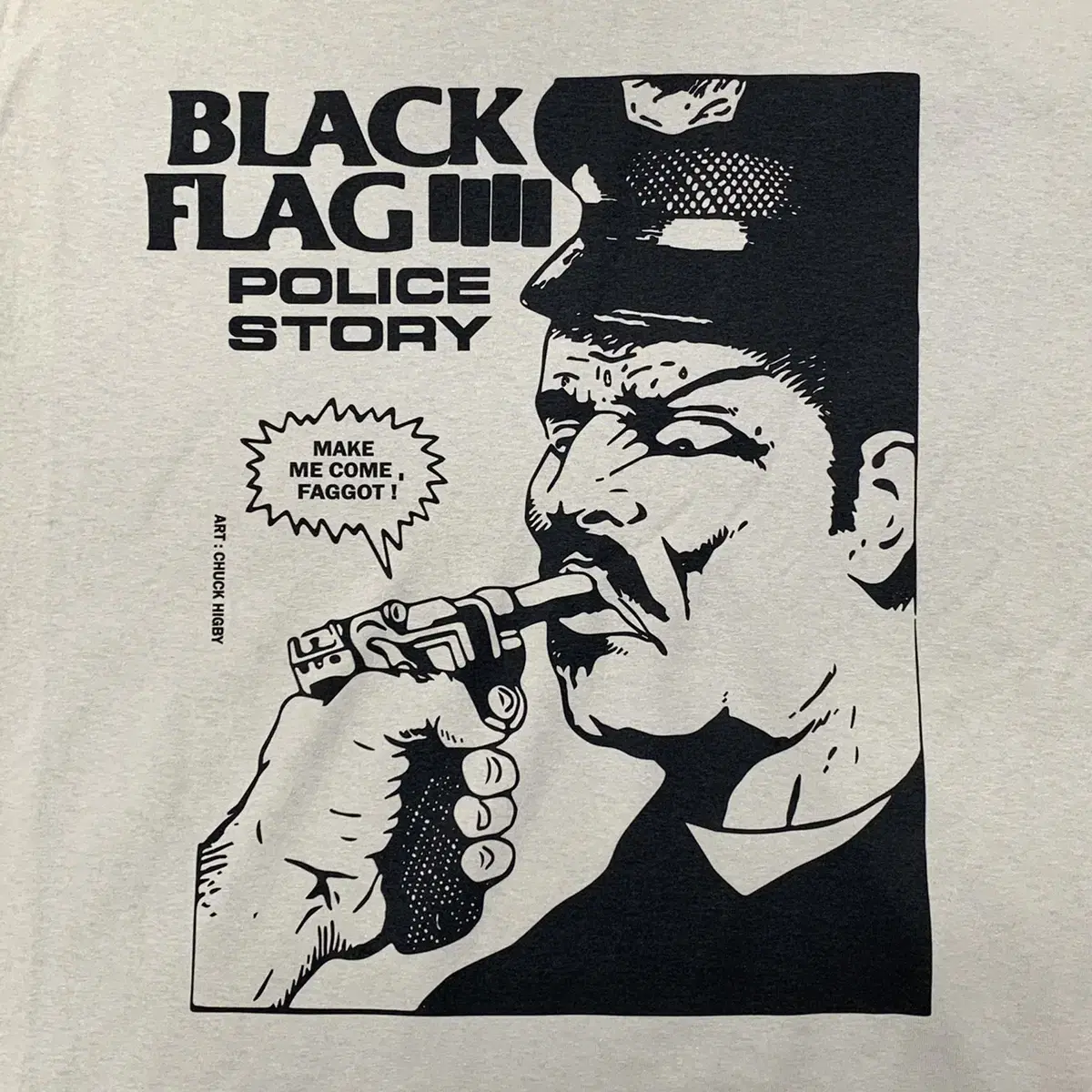 Black Flag 블랙플래그 밴드 오리지널 프린팅 티셔츠(새상품)