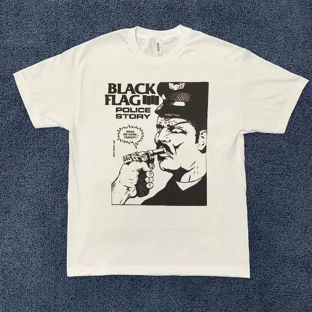 Black Flag 블랙플래그 밴드 오리지널 프린팅 티셔츠(새상품)