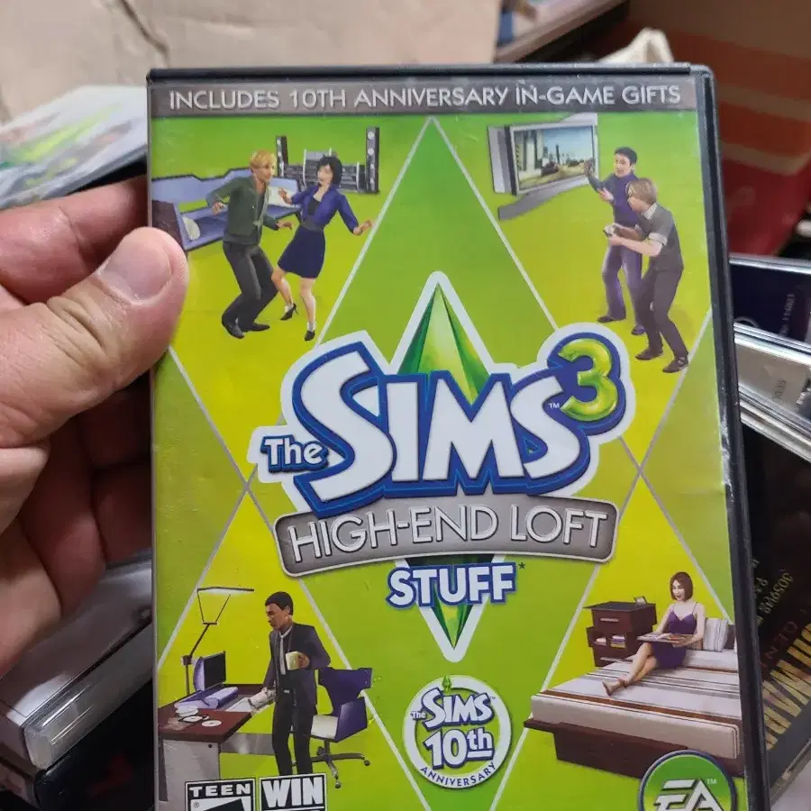 PC게임 The SIMS3 HIGH-END LOFT STUFF메뉴얼영어