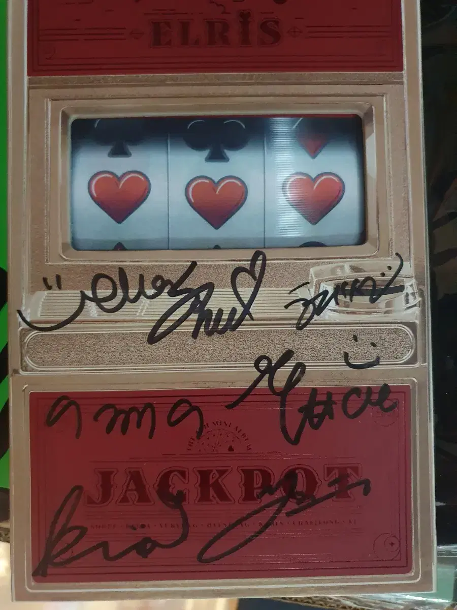 Alice autographed album BM