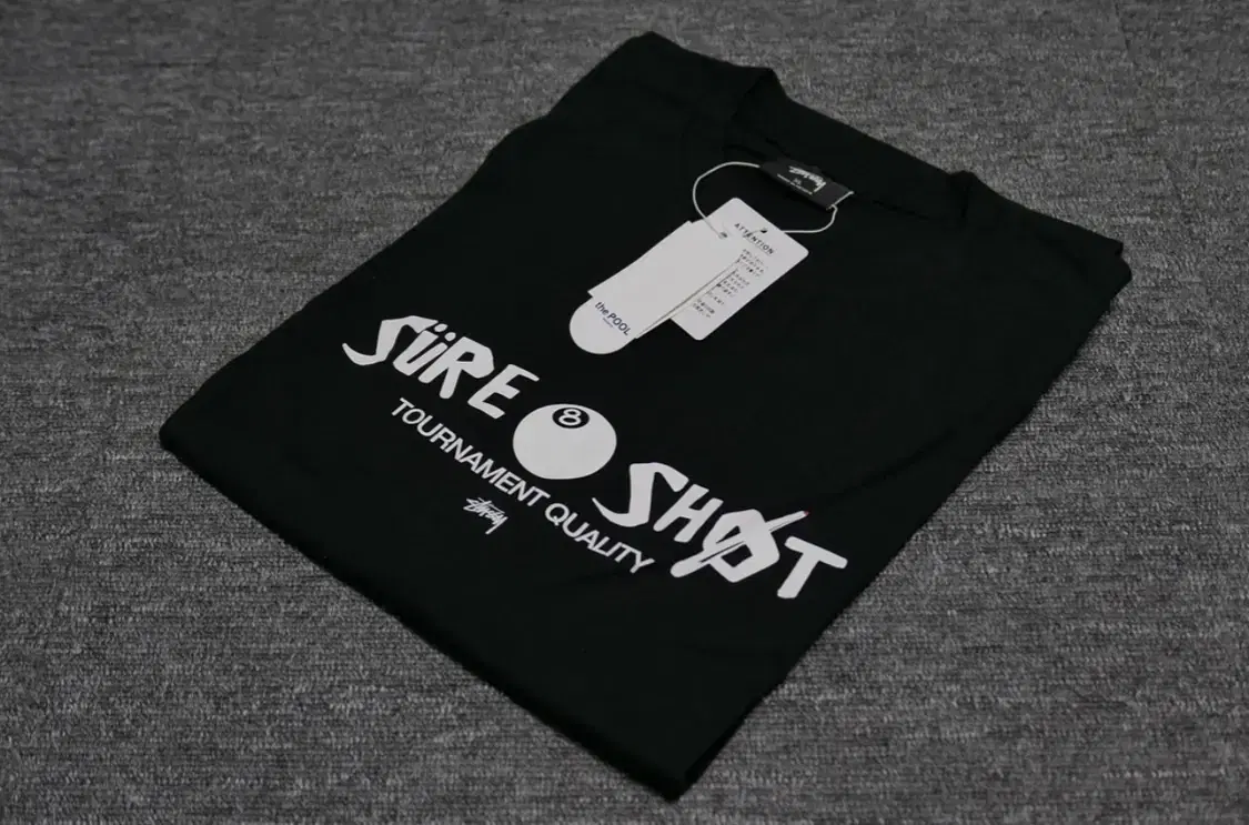 (XL) The Pool Shinjuku X Stussy Sureshot T-Shirt Black 2015