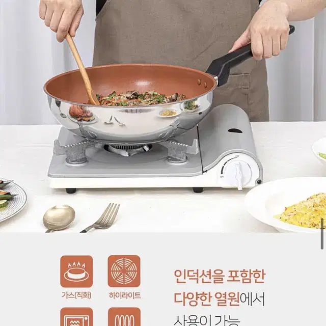 새상품 무배)실버스타 윤식당 스텐 후라이팬 인덕션 궁중팬 28cm