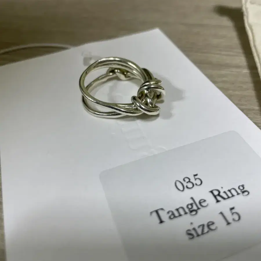 트리밍버드 반지 (tangle ring) 15호