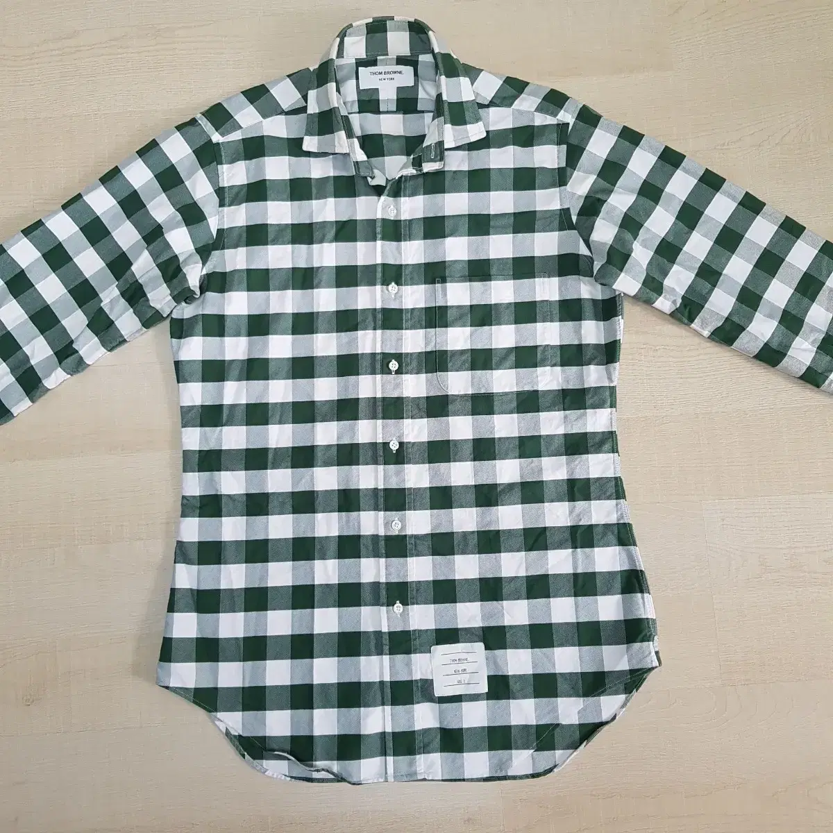 [95]Genuine Thom Browne Check Shirt 2 sizes