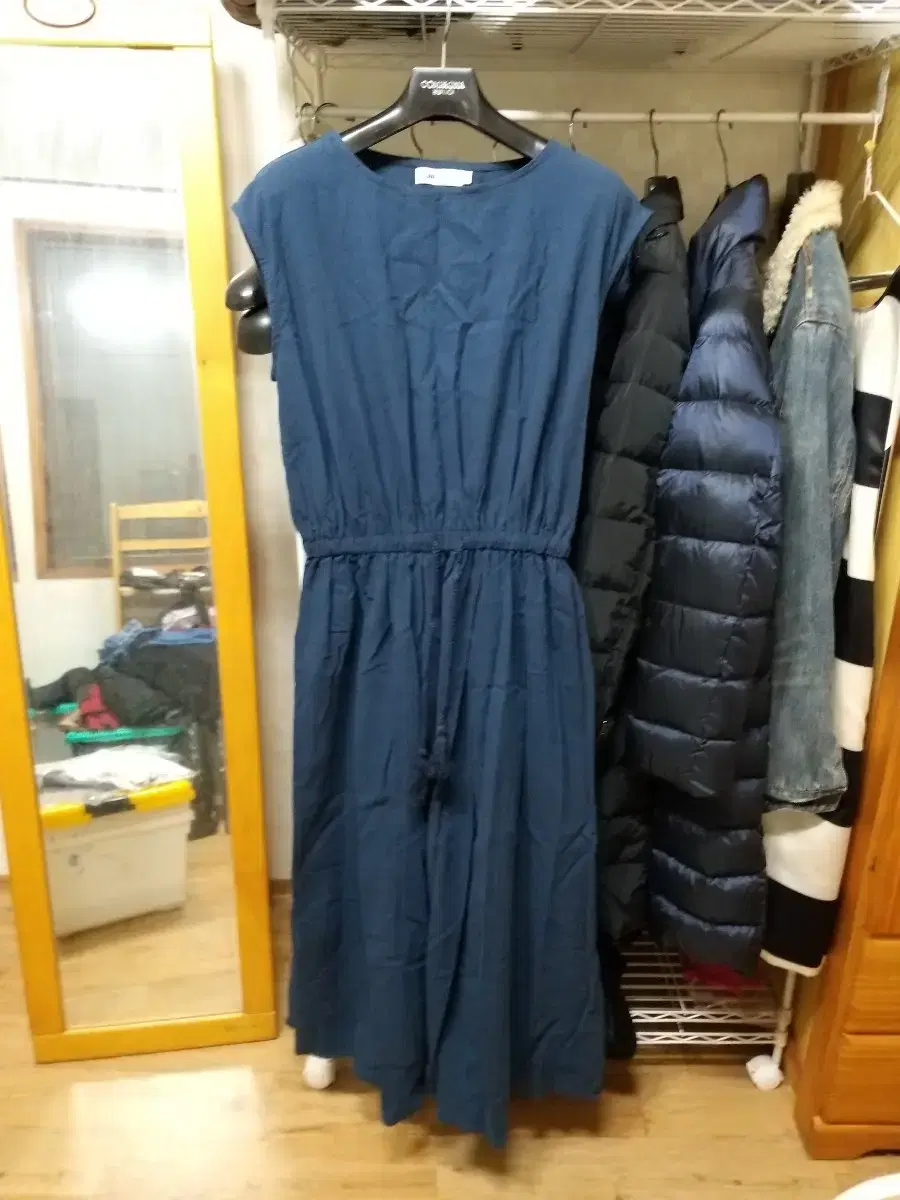 NAVY LONG ONEPIECE