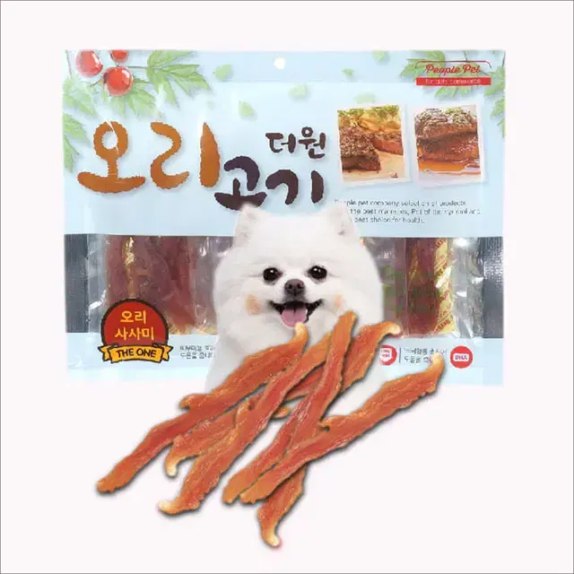 강아지간식 오리고기 사사미 300g