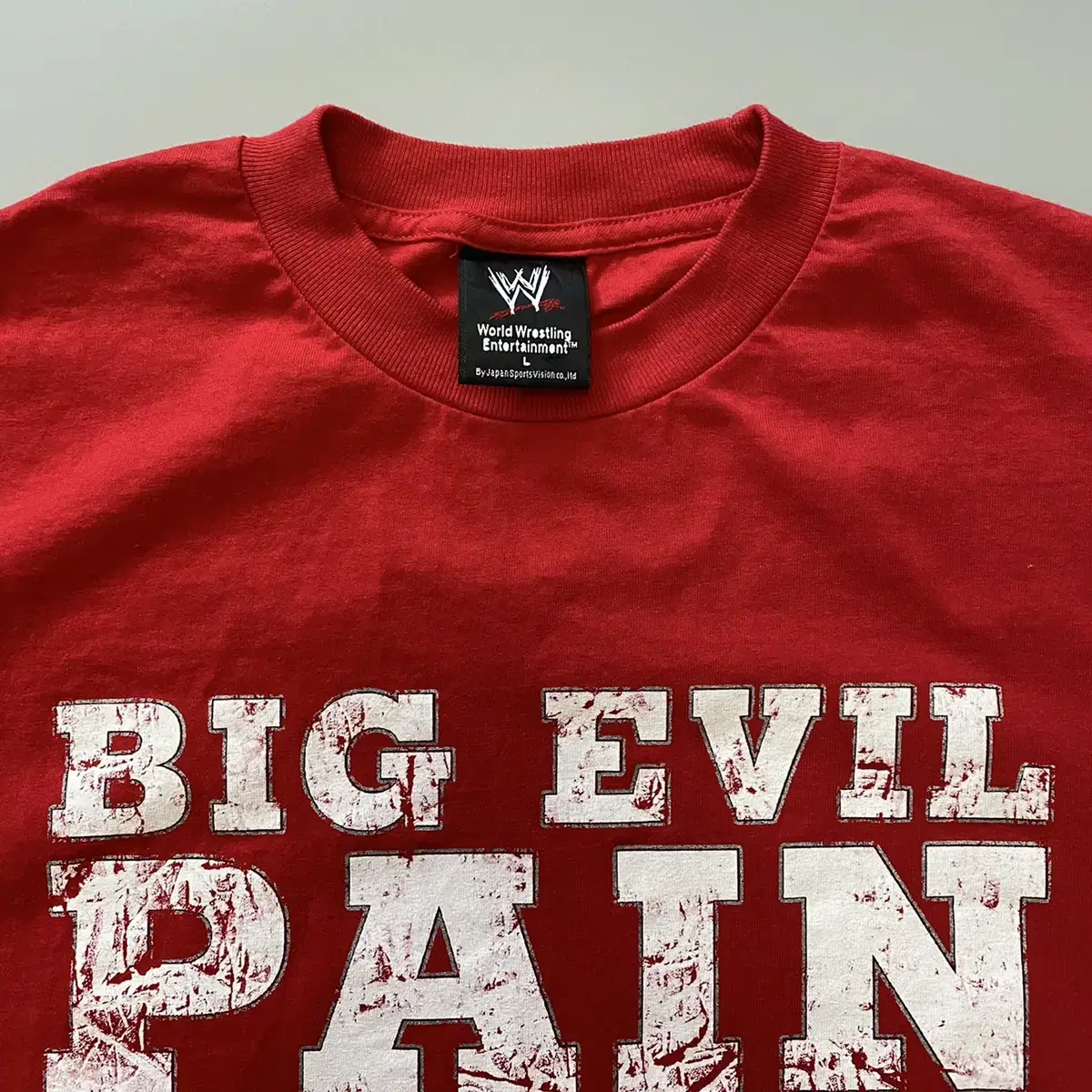 (L)WWE 언더테이커 Big Evil Pain Sin-Dicate 반팔