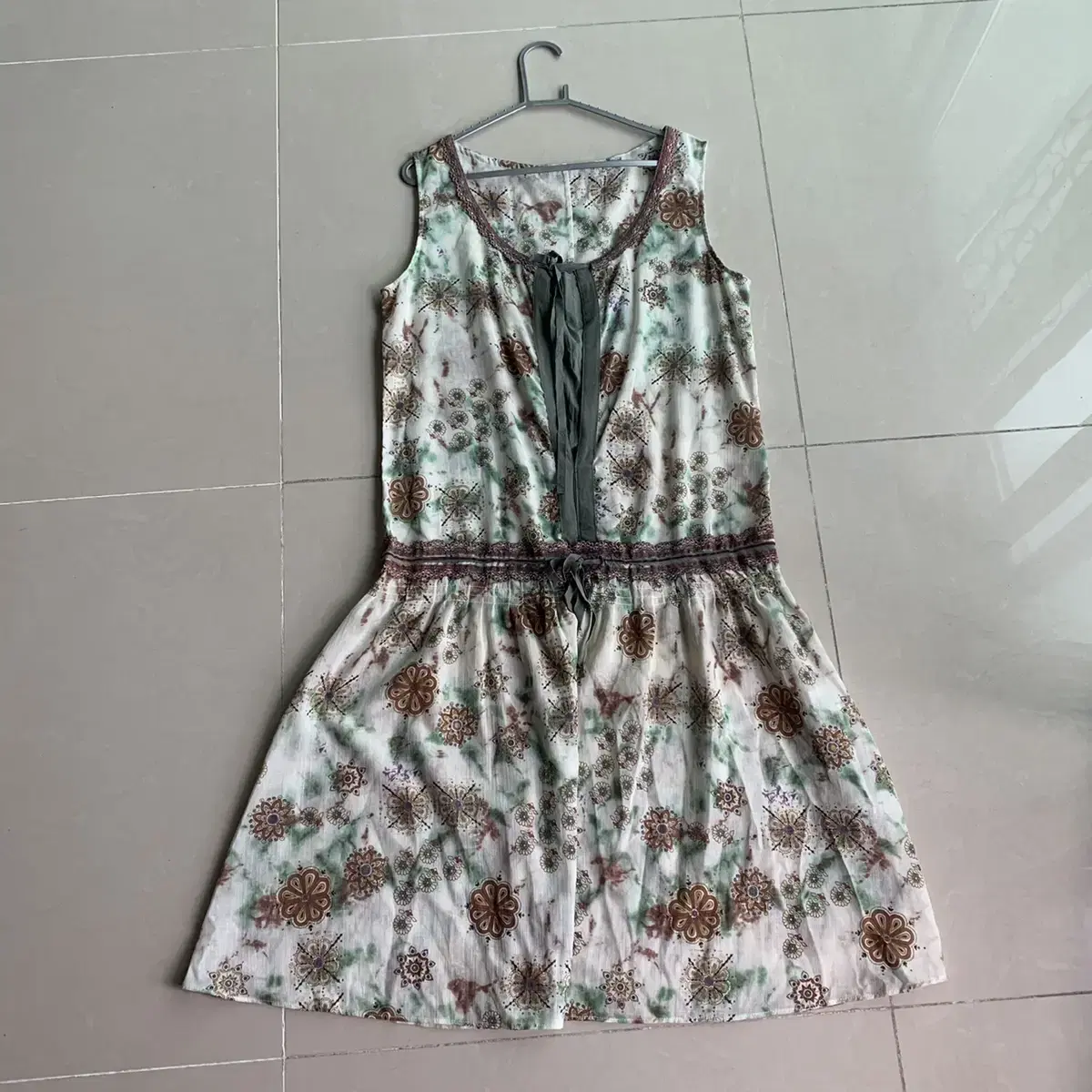 chiffon floral one piece (new)