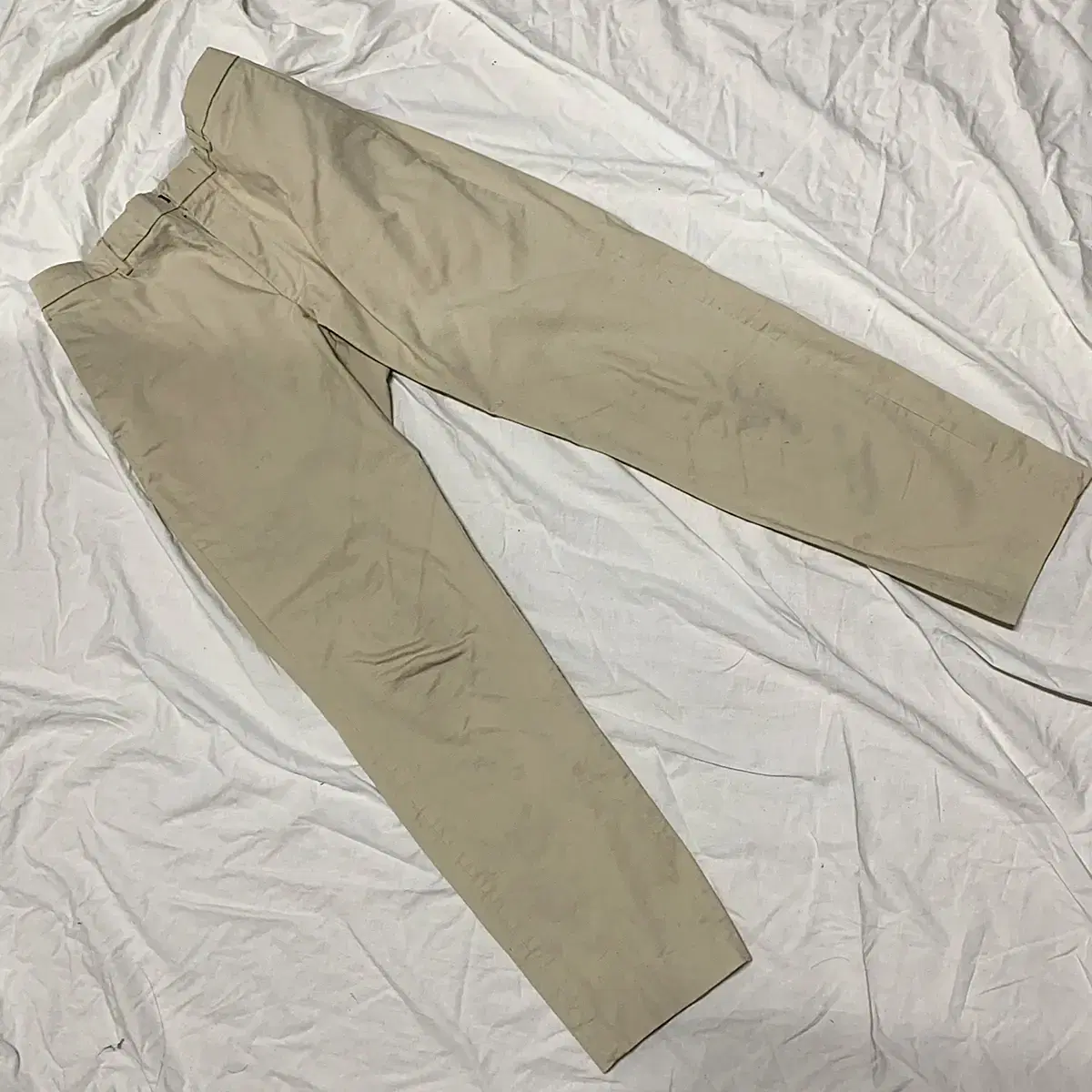 [M] Beige cotton pants