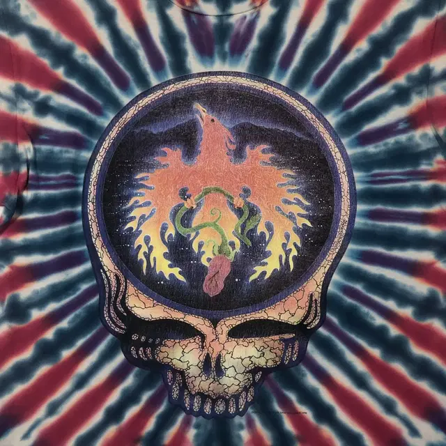 90s 96년도 그레이트풀데드 grateful dead 타이다이 반팔티