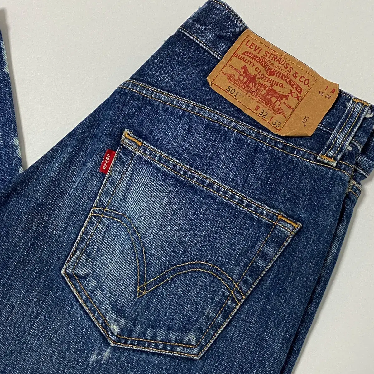 Levis 501 리바이스 빈티지 유니크 워싱 데님팬츠