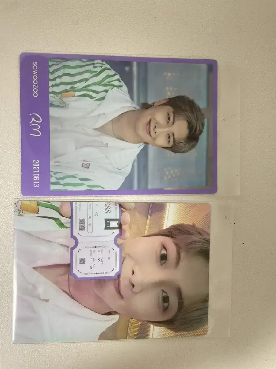 Soosu photocard Jun Nam selfie Message kard WTS