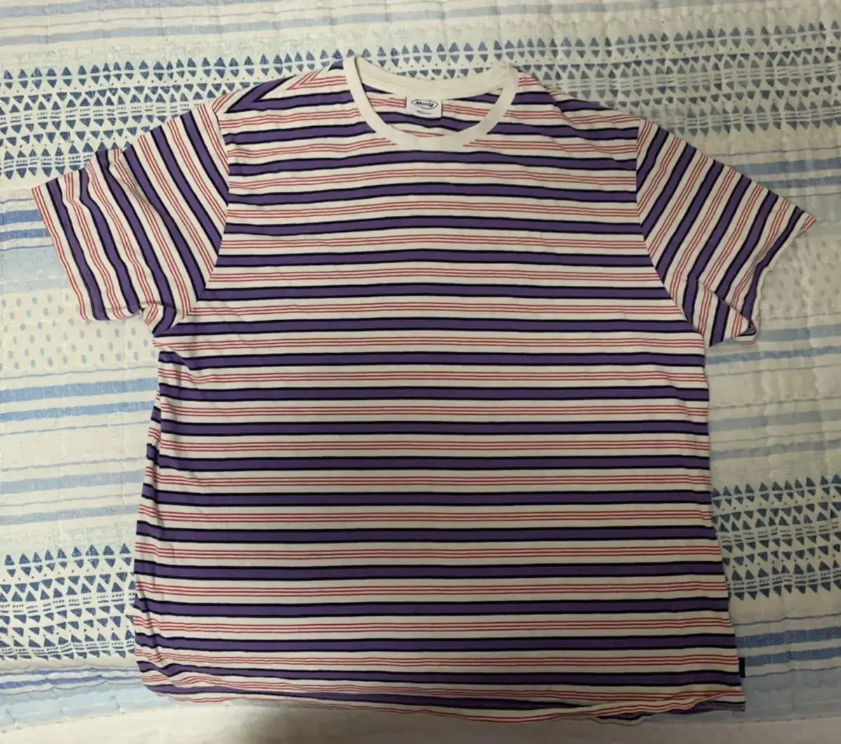 (M) 87mm striped T-shirt vahn