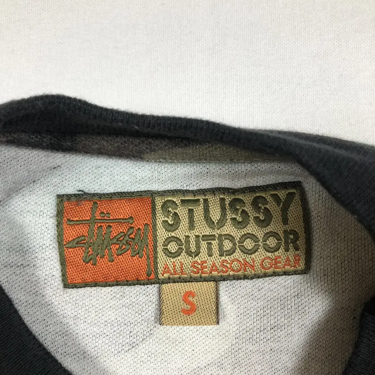 90s 스투시 stussy 포켓 카모패턴 반팔티셔츠