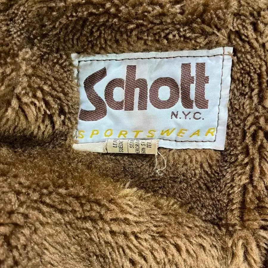 schott 스웨이드 트러커 가죽자켓