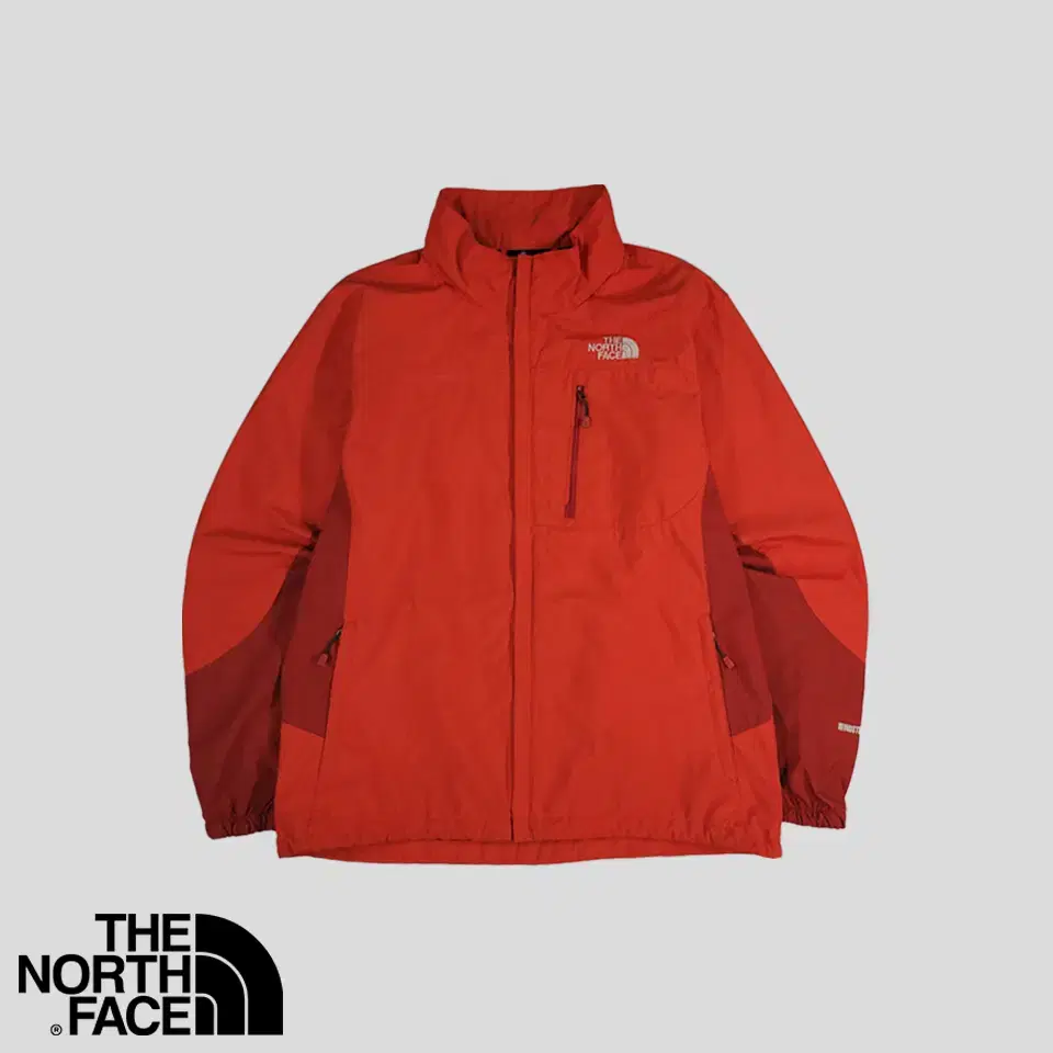 The North Face Red Tone-on-Tone Windstopper Spiral Gofcore Windbreaker M-L