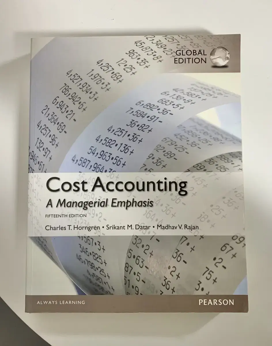 Cost Accounting 15e global edition