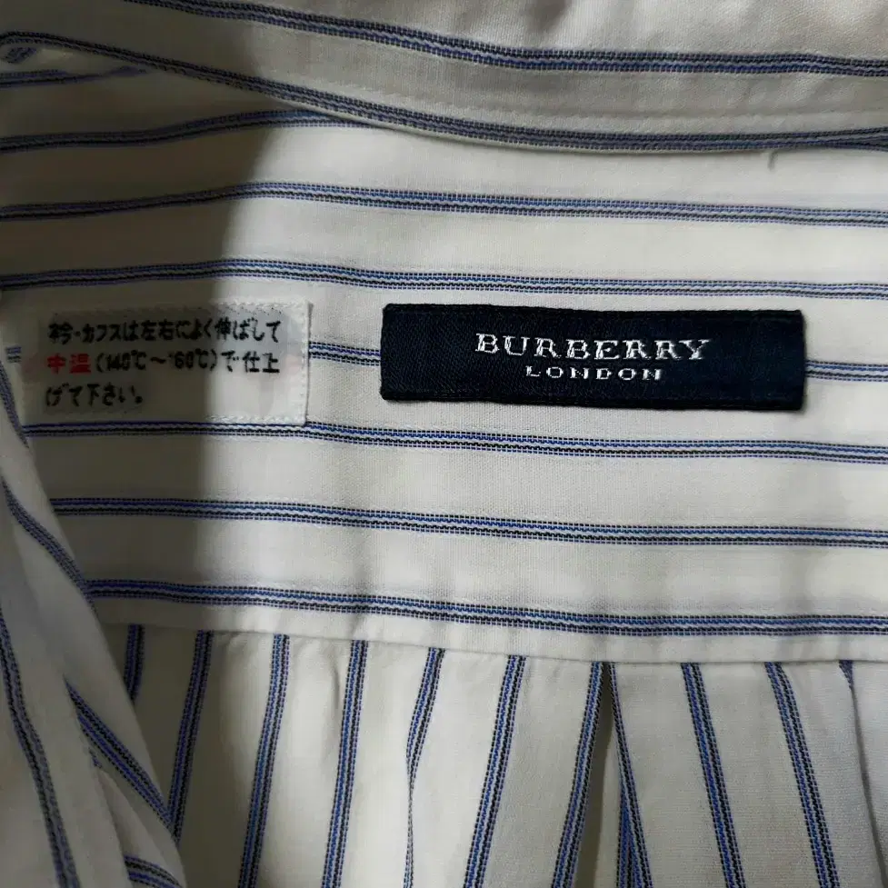 100)정품)Burberry 버버리 런던 스트라이프셔츠남방