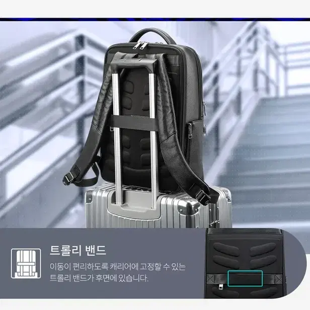 (정품) 보파이 BA971 USB 백팩/대학생가방/직장인가방/USB가방