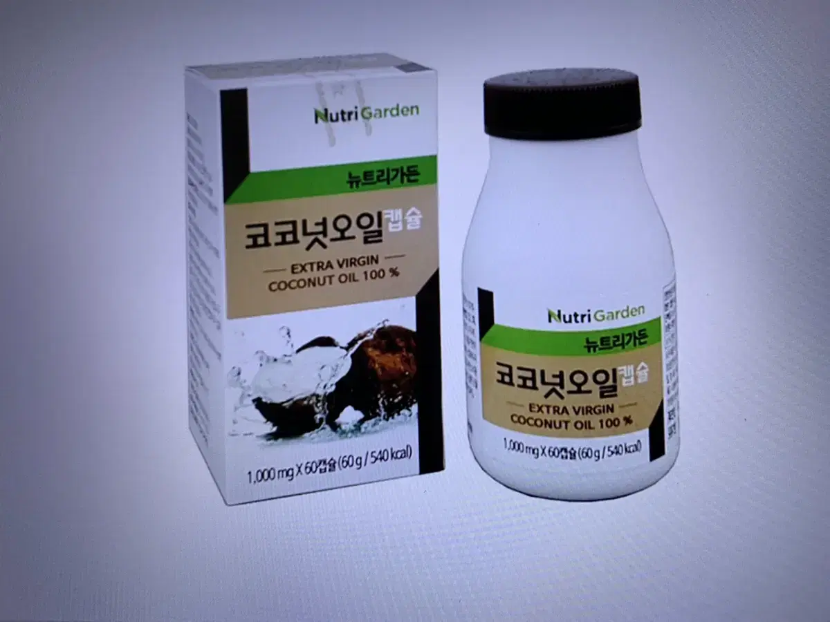 코코넛오일캡슐 1,000mgx60캡슐x2통