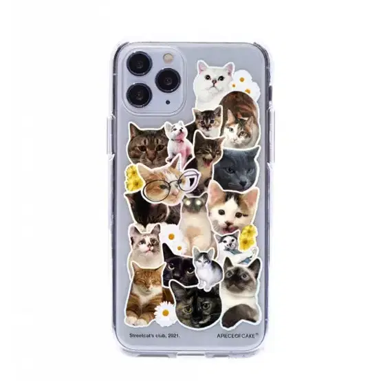 어피스오브케이크 고양이케이스 SCC Collage Phone Case