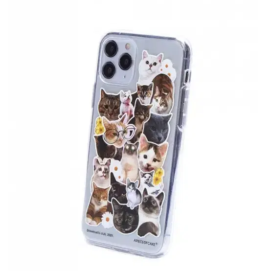 어피스오브케이크 고양이케이스 SCC Collage Phone Case