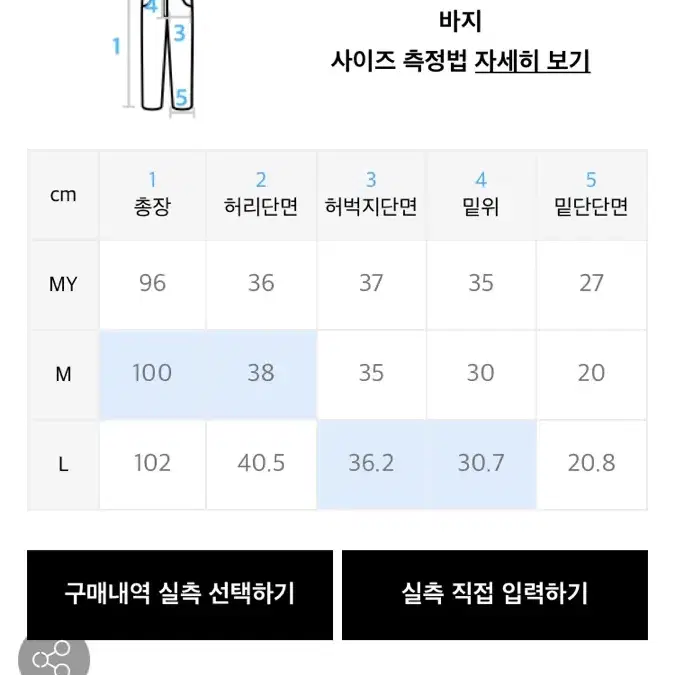 아웃도어 프로덕츠 바지 팬츠 