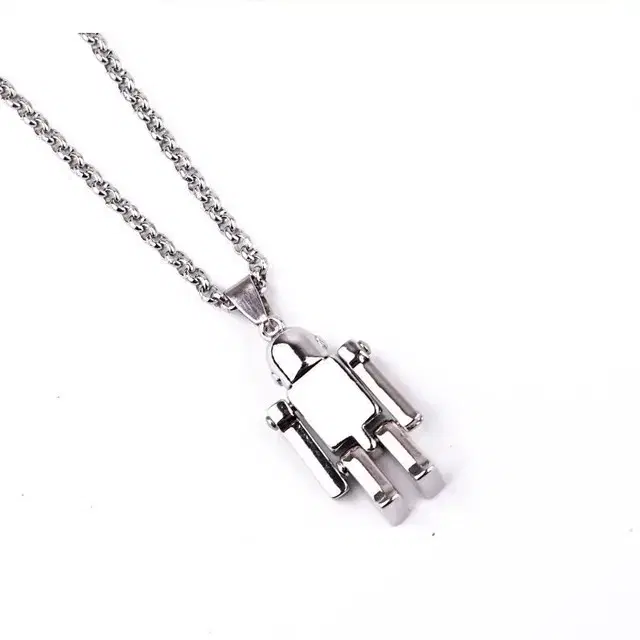 316L steel robot necklace 힙한 로봇 써지컬 목걸이