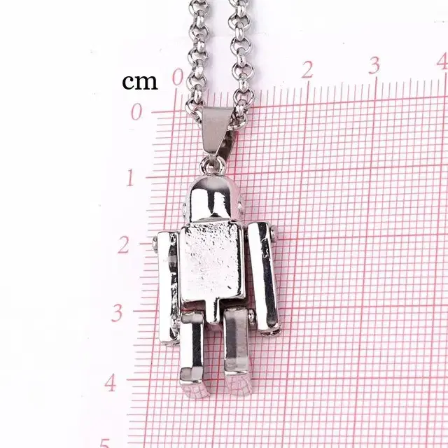 316L steel robot necklace 힙한 로봇 써지컬 목걸이