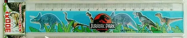 90년대 영화 쥬라기공원 Jurassic park 빈티지 자 고전 문구