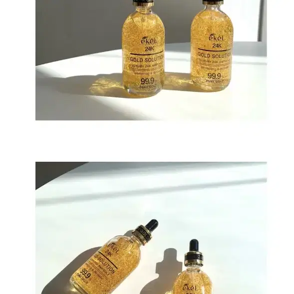 (새상품) 이켈 24k 골드 솔루션 럭셔리 앰플 100ml