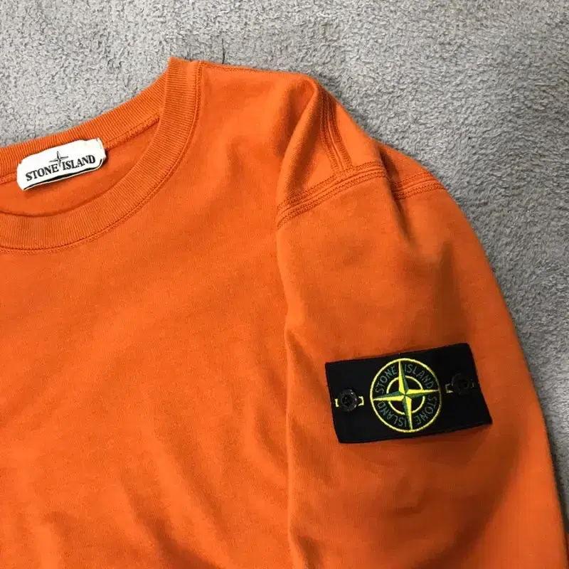 Stone Island Man to Man Mandarin Color