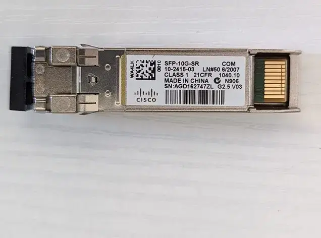 시스코 10기가 SFP+ 광모듈 - CISCO SFP-10G-SR 지빅