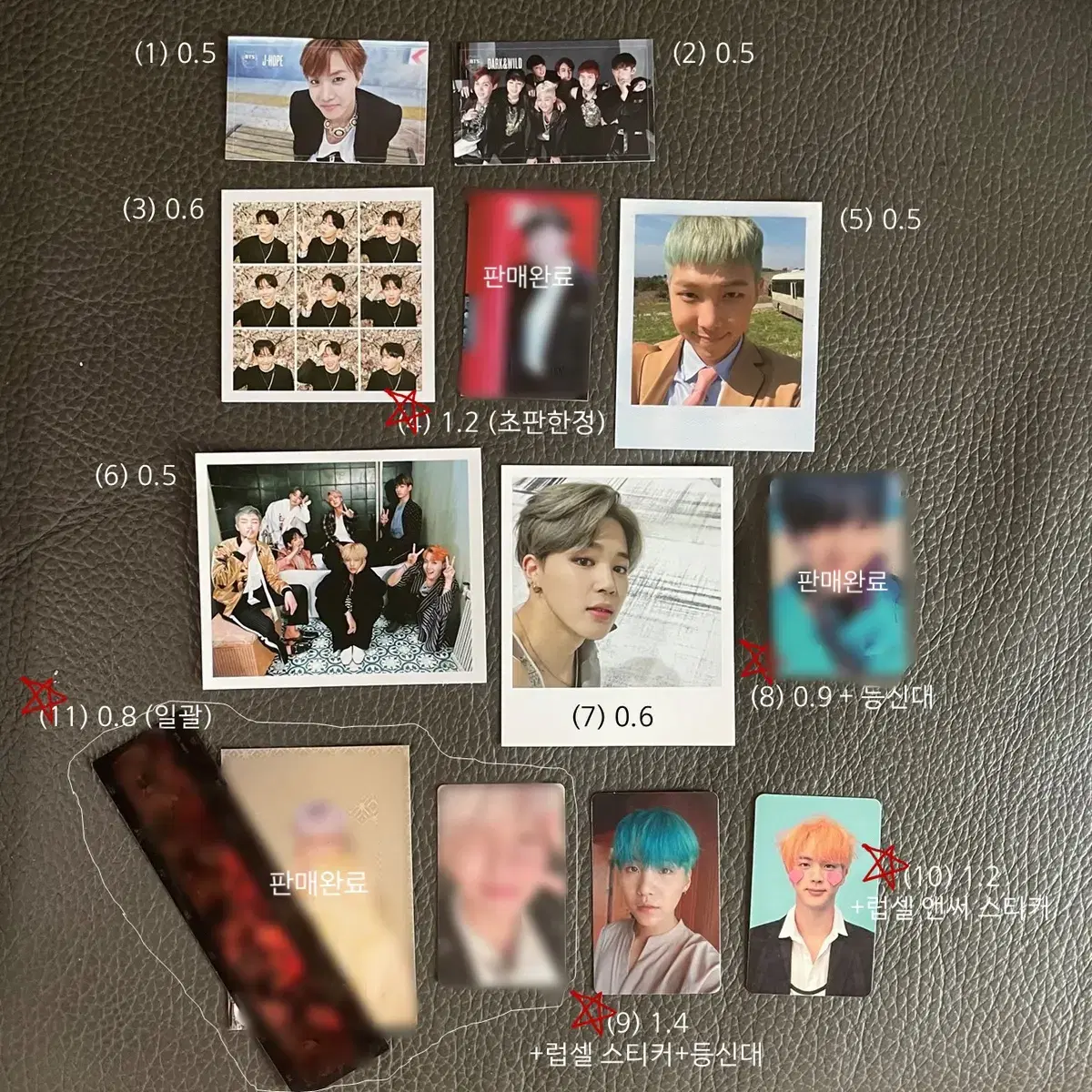 Bangtan Official photocard wts/sell (collection of photocards)