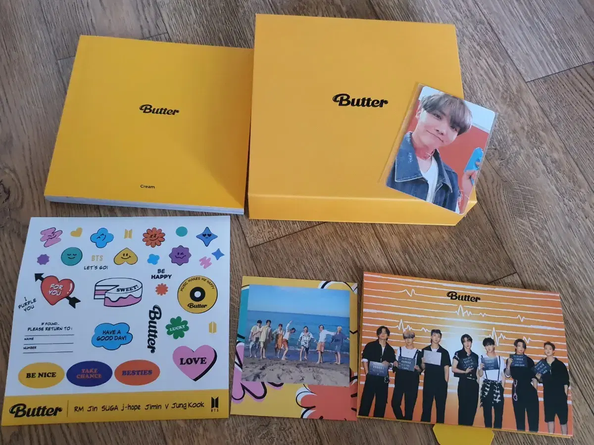 Butter Album Cream Version (Hoseok Photocard)