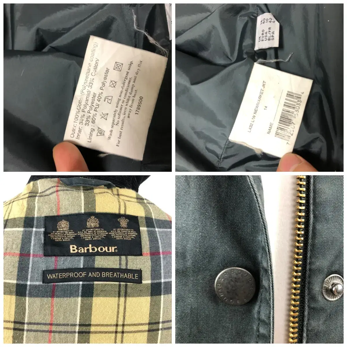 바버뉴마켓 바버뷰포트 바버비데일 인터네셔널코트 barbour 