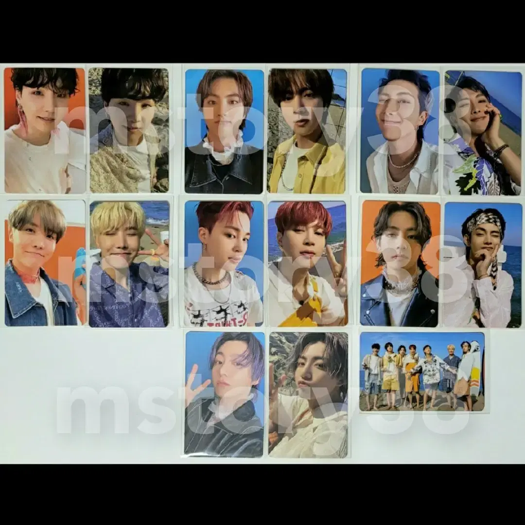 Butter photocard Namjun Seokjin Yoon Ki Hoseok jimin Taehyung jungkook Organization