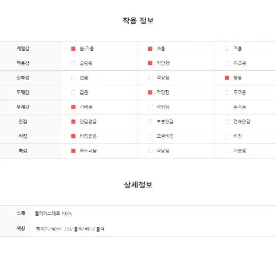 여름쿨니트 골지 배색 스퀘어넥 니트티(버건디레드색상) 실착샷O