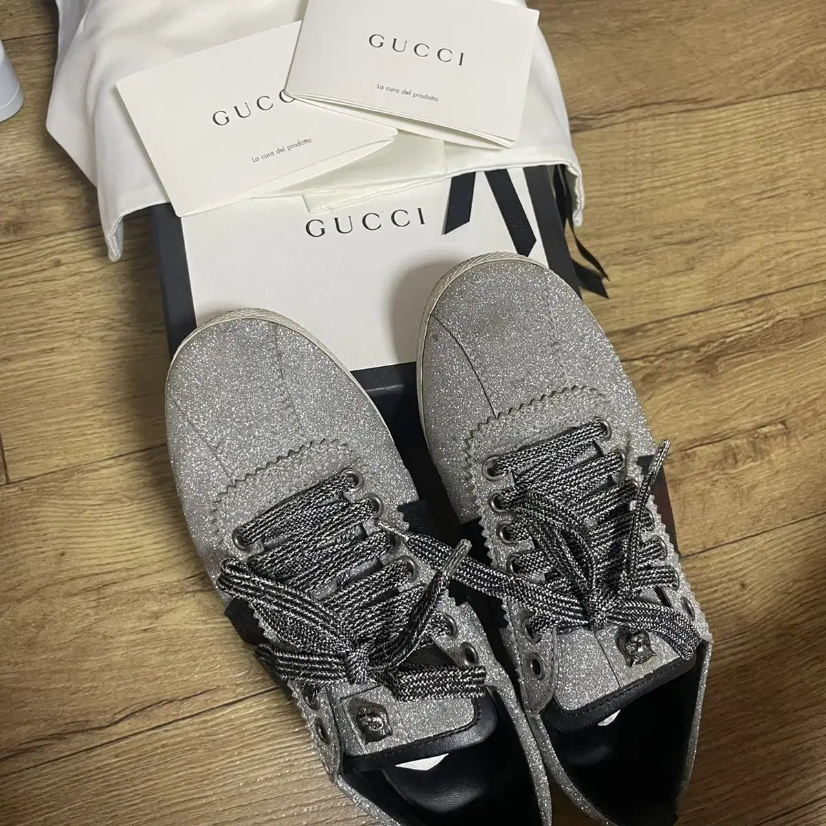 Gucci Glitter Sneakers