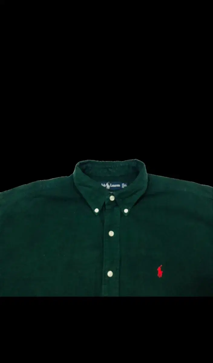 Polo green cotton shirt