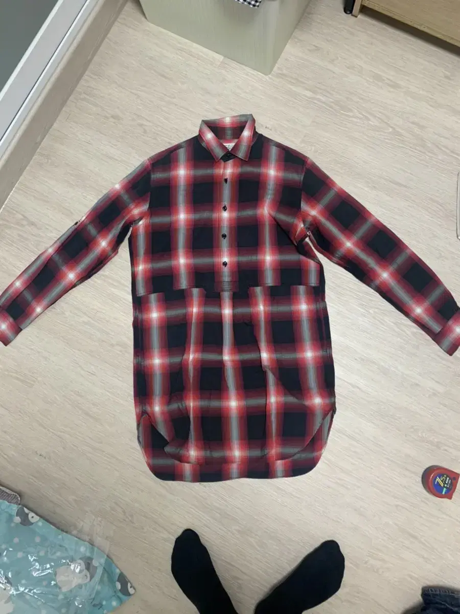 UNUSED,UNUSED Ombré Shirt