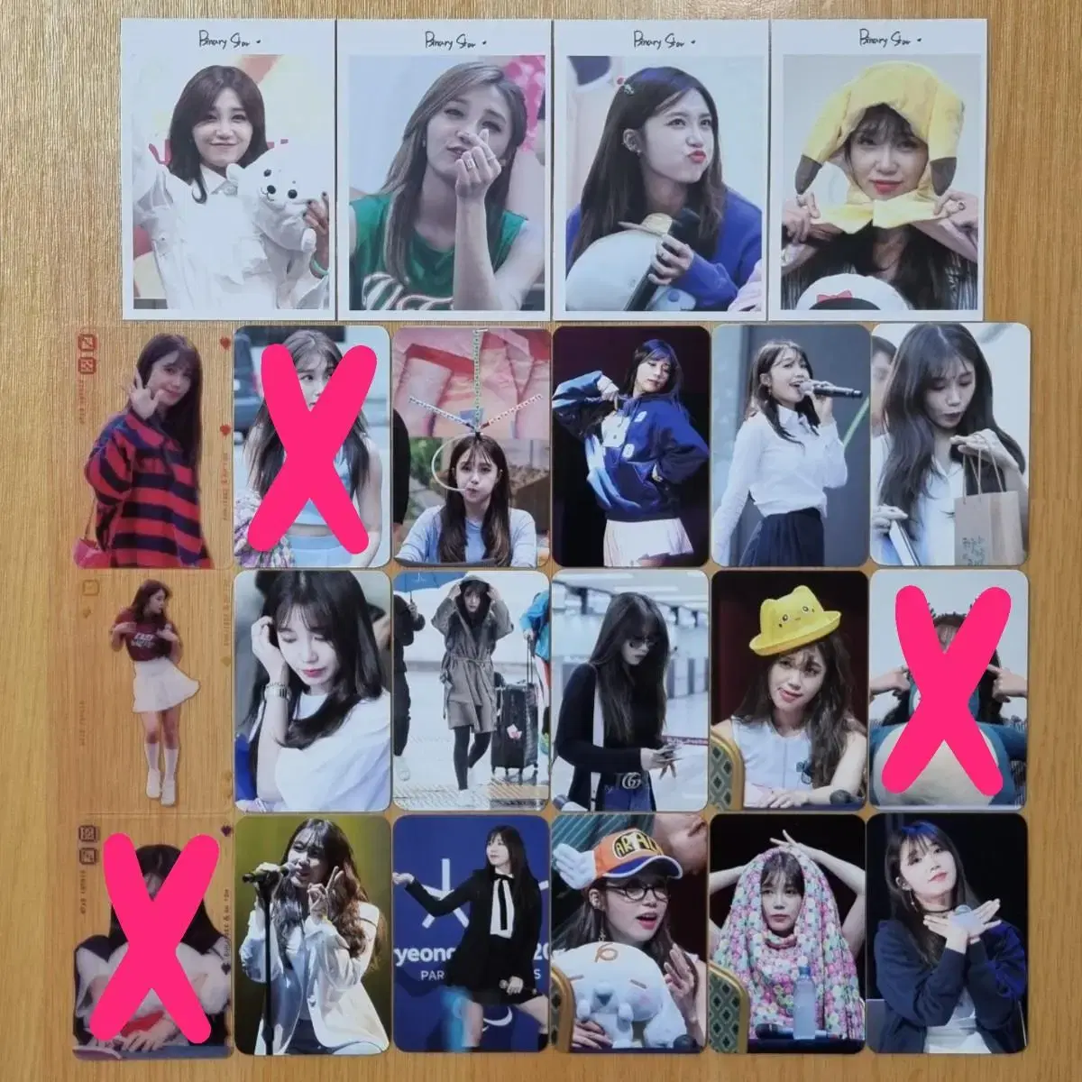 Apink jung eunji Fanpage Exhibition photocard Sells photo kard merchandise