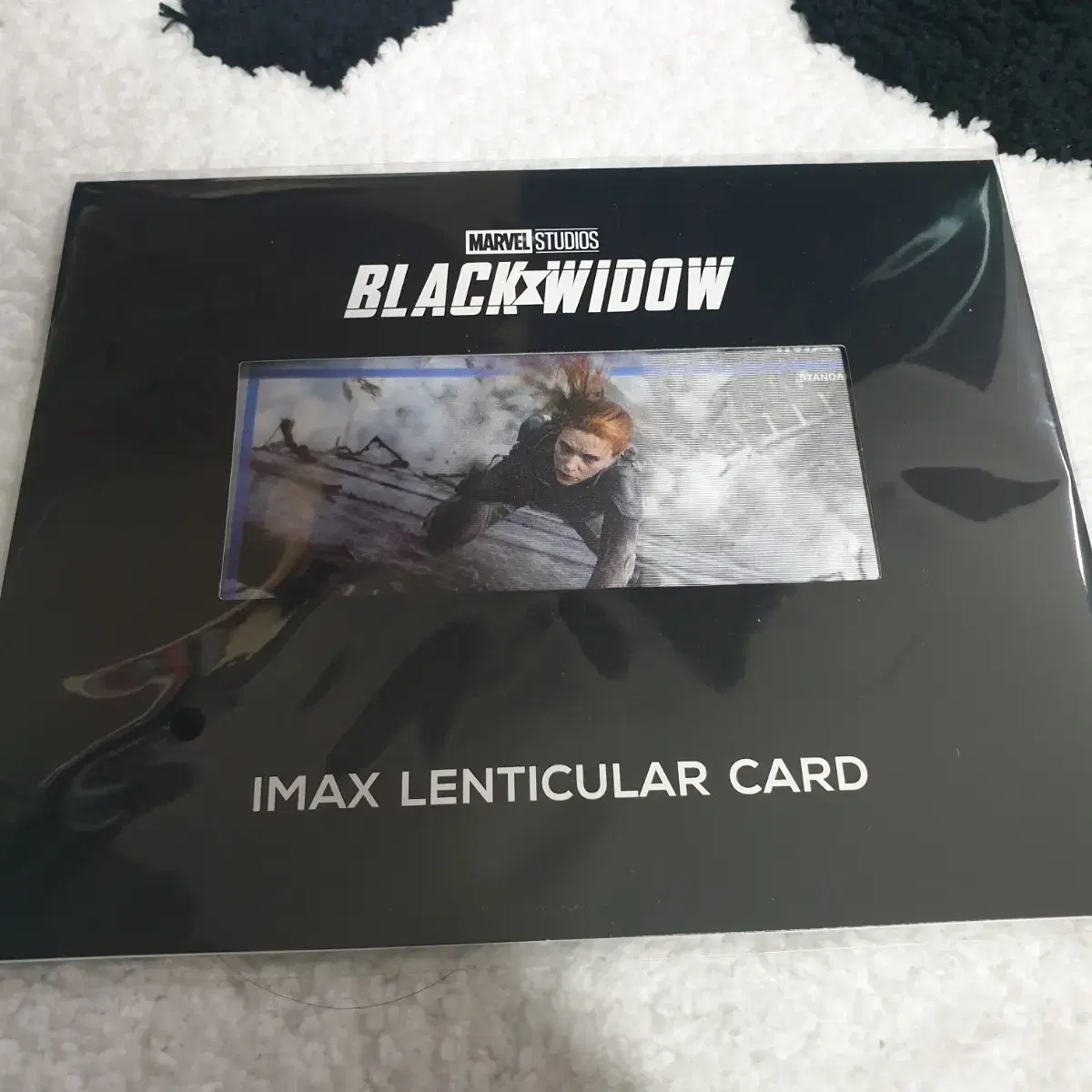 블랙위도우 imax 아이맥스 lenticular 렌티큘러 카드