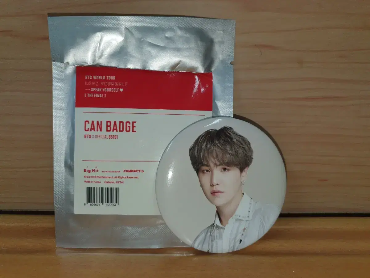 Bangtan Spikecon Badge (suga)