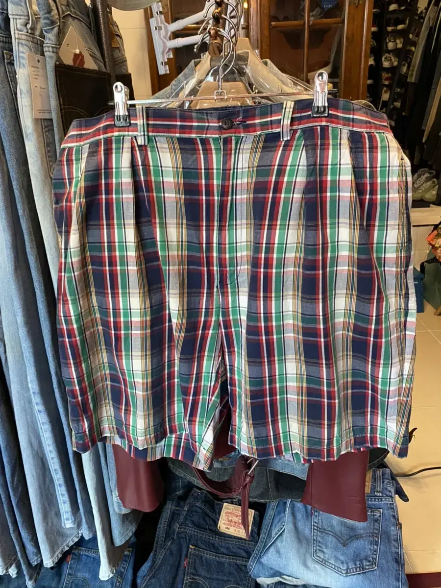 [40"][SALE] Polo Ralph Lauren Vintage 90s Check Shorts